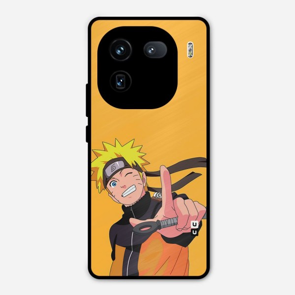 Cool Aesthetic Naruto Metal Back Case for iQOO 12