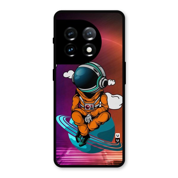 Cool Astraunaut Relaxing Metal Back Case for OnePlus 11