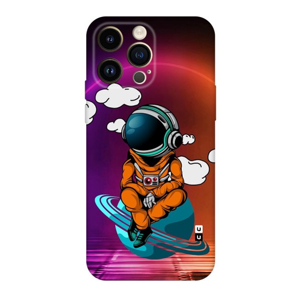 Cool Astraunaut Relaxing Original Polycarbonate Back Case for iPhone 14 Pro Max
