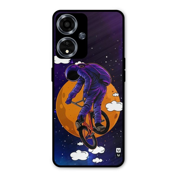 Cool Astro Cyclist Metal Back Case for Oppo A59