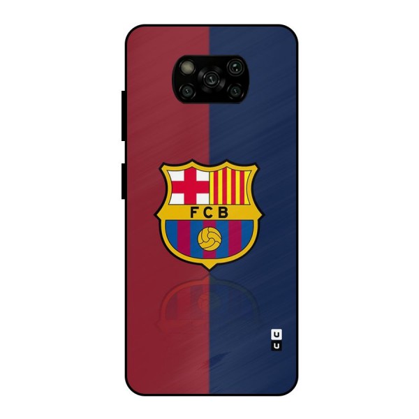 Cool Barcelona Metal Back Case for Poco X3