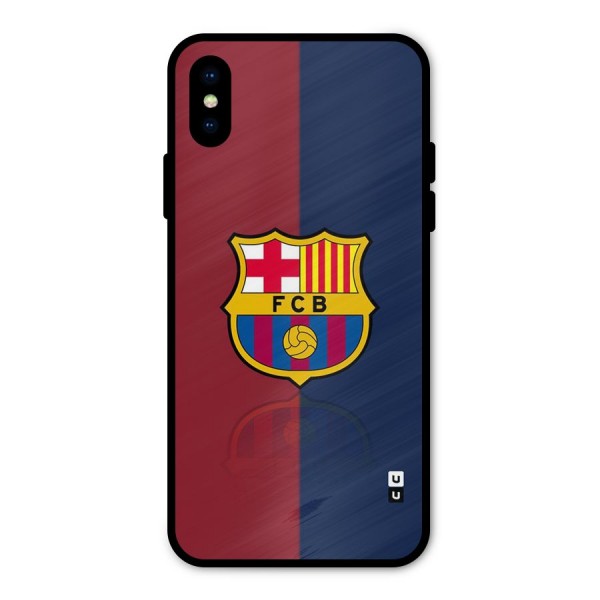 Cool Barcelona Metal Back Case for iPhone X