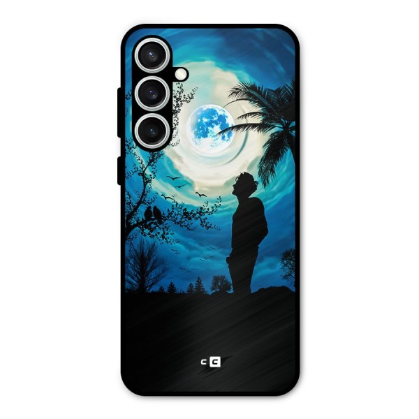 Cool Boy Under Sky Metal Back Case for Galaxy S23 FE