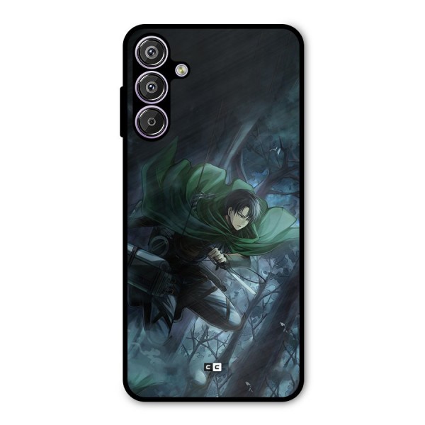 Cool Captain Levi Metal Back Case for Galaxy F15
