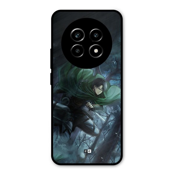 Cool Captain Levi Metal Back Case for Realme 13 Pro