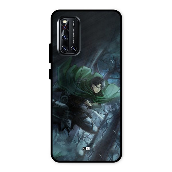 Cool Captain Levi Metal Back Case for Vivo V19