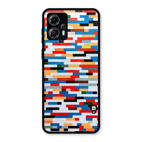 Cool Colors Collage Pattern Art Metal Back Case for Moto G13