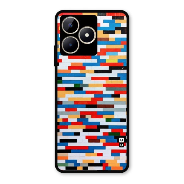 Cool Colors Collage Pattern Art Metal Back Case for Realme C53