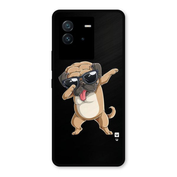 Cool Dab Dog Metal Back Case for iQOO Neo 6 5G