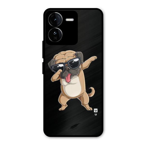 Cool Dab Dog Metal Back Case for iQOO Z9