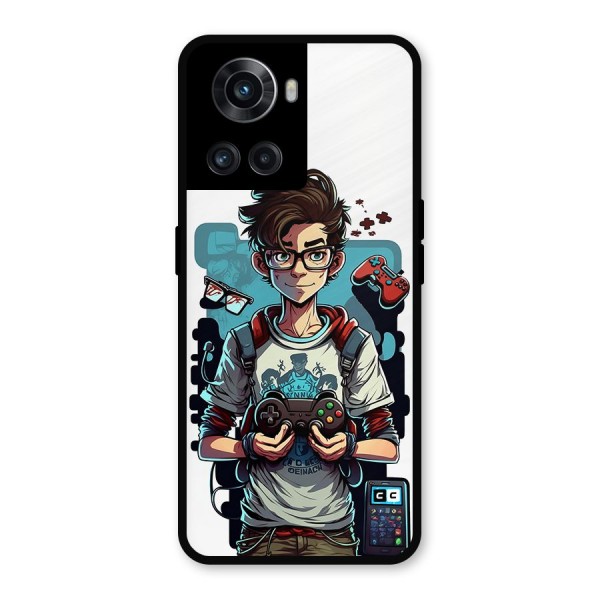 Cool Gamer Guy Metal Back Case for OnePlus 10R