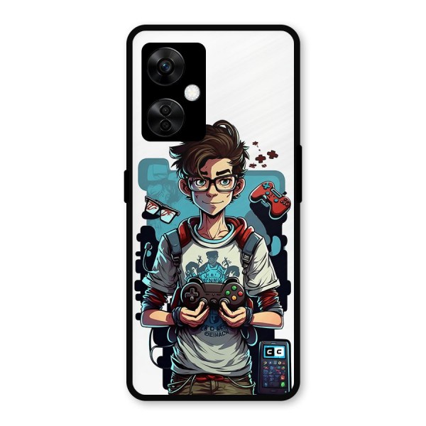Cool Gamer Guy Metal Back Case for OnePlus Nord CE 3 Lite