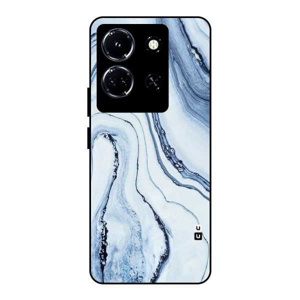 Cool Marble Art Metal Back Case for Infinix Note 30 5G