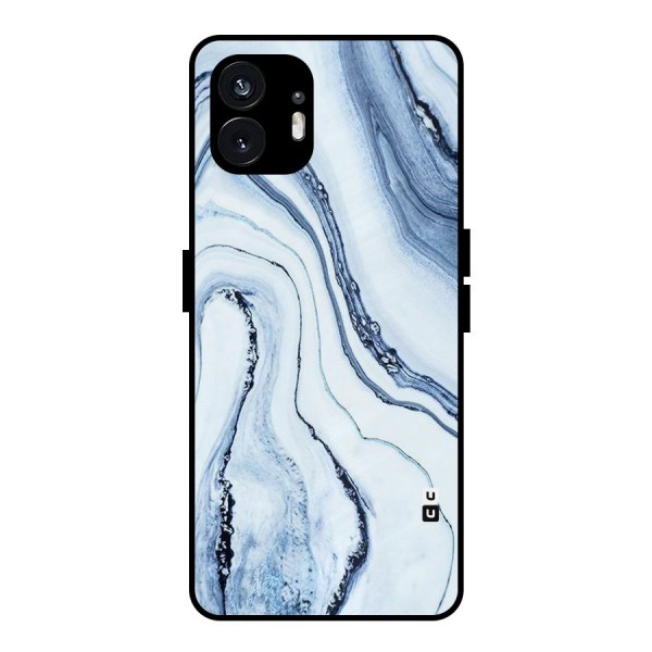 Cool Marble Art Metal Back Case for Nothing Phone 2