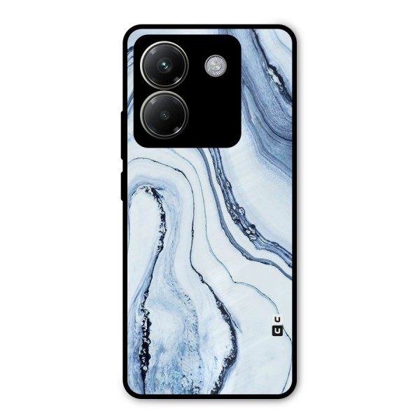 Cool Marble Art Metal Back Case for Poco M7 Pro 5G