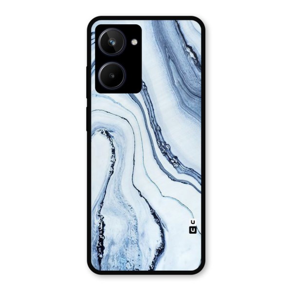 Cool Marble Art Metal Back Case for Realme 10