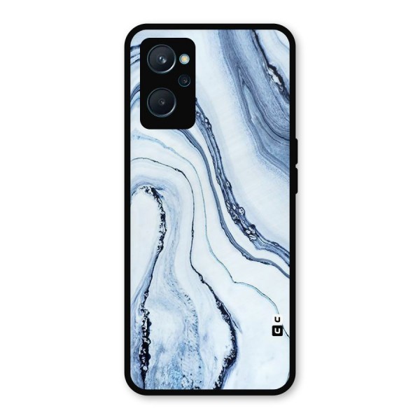Cool Marble Art Metal Back Case for Realme 9i
