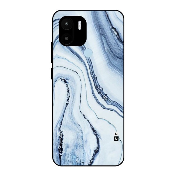 Cool Marble Art Metal Back Case for Redmi A1+