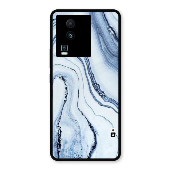 Cool Marble Art Metal Back Case for iQOO Neo 7 Pro