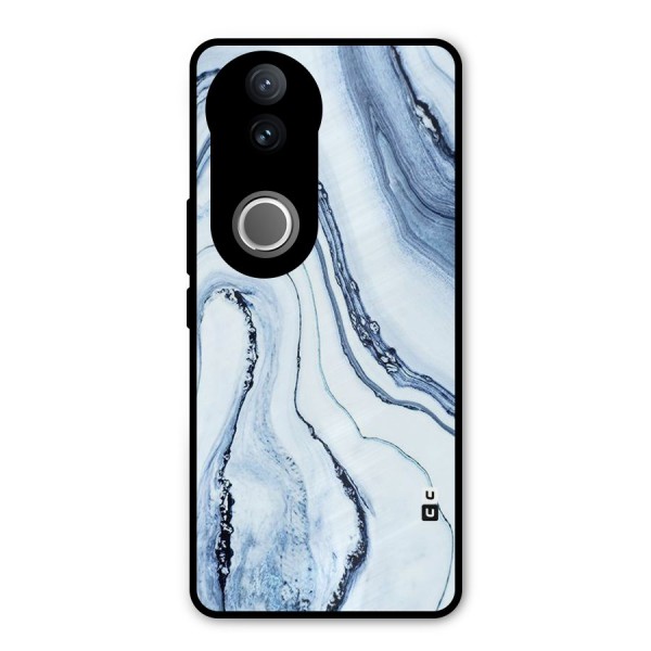 Cool Marble Art Metal Back Case for iQOO Z10R