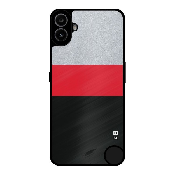Cool Melange Stripe Metal Back Case for Nothing CMF Phone 1