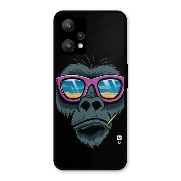 Cool Monkey Beach Sunglasses Metal Back Case for Realme 9 Pro Plus 5G