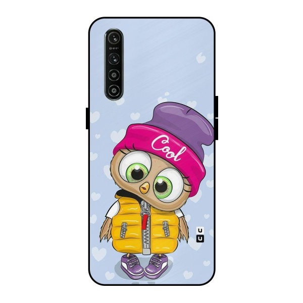 Cool Owl Metal Back Case for Realme XT