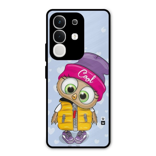 Cool Owl Metal Back Case for iQOO Z10x