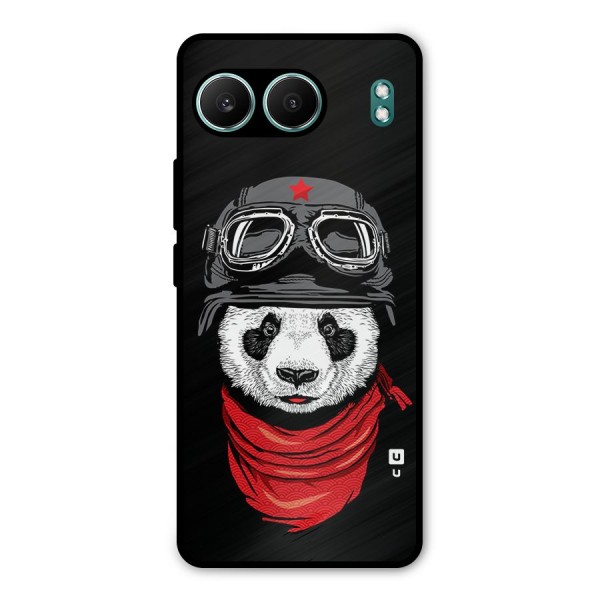 Cool Panda Soldier Art Metal Back Case for OnePlus Nord 4