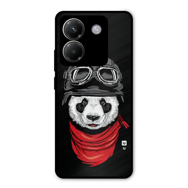Cool Panda Soldier Art Metal Back Case for Poco M7 Pro 5G