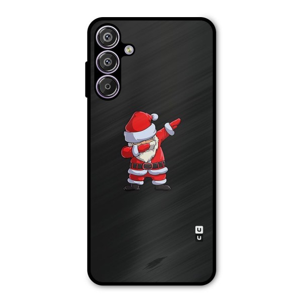 Cool Santa Dab Metal Back Case for Galaxy F15