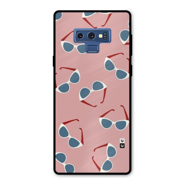 Cool Shades Pattern Metal Back Case for Galaxy Note 9
