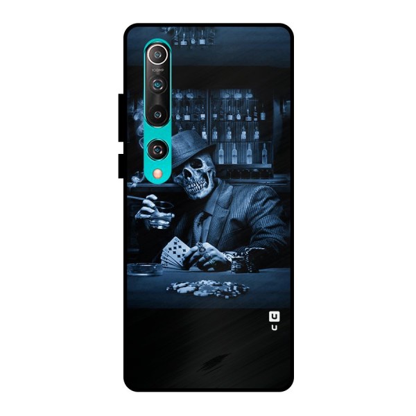Cool Skull Cards Metal Back Case for Mi 10