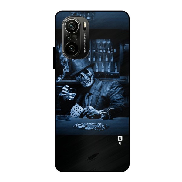 Cool Skull Cards Metal Back Case for Mi 11X Pro