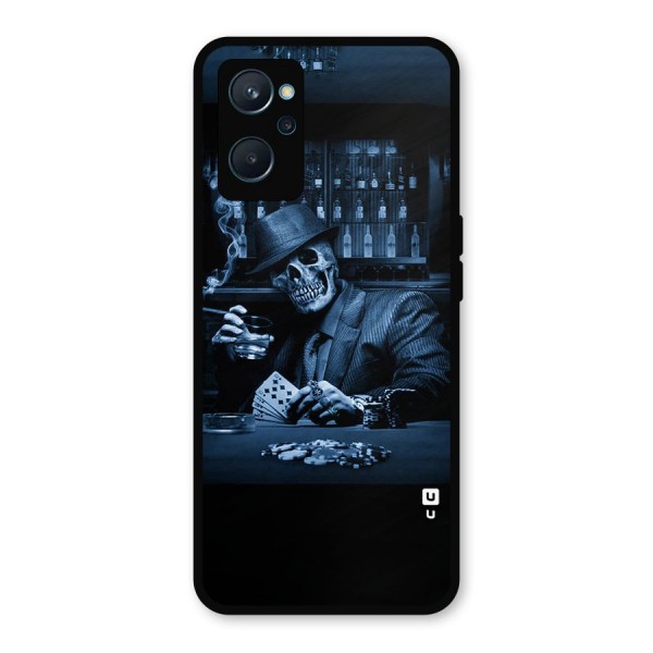 Cool Skull Cards Metal Back Case for Realme 9i