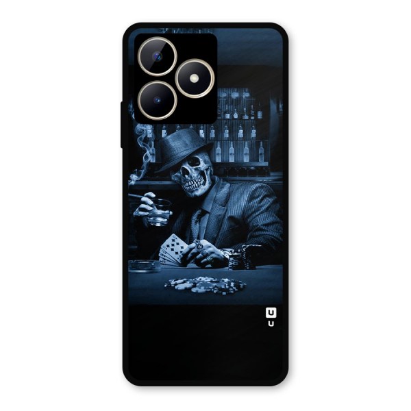Cool Skull Cards Metal Back Case for Realme C53