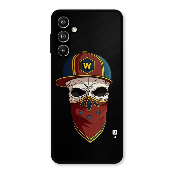 Cool Skull Mask Cap Metal Back Case for Galaxy F54