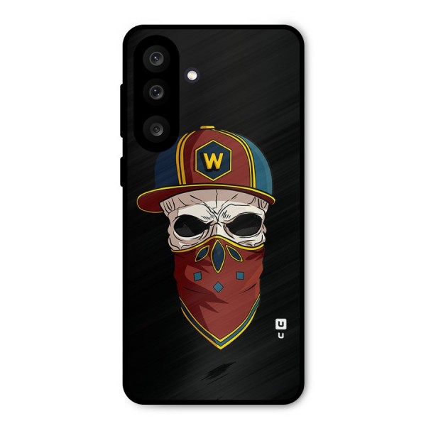 Cool Skull Mask Cap Metal Back Case for Galaxy M56