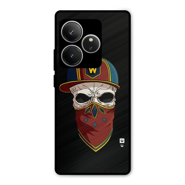 Cool Skull Mask Cap Metal Back Case for Realme GT 6