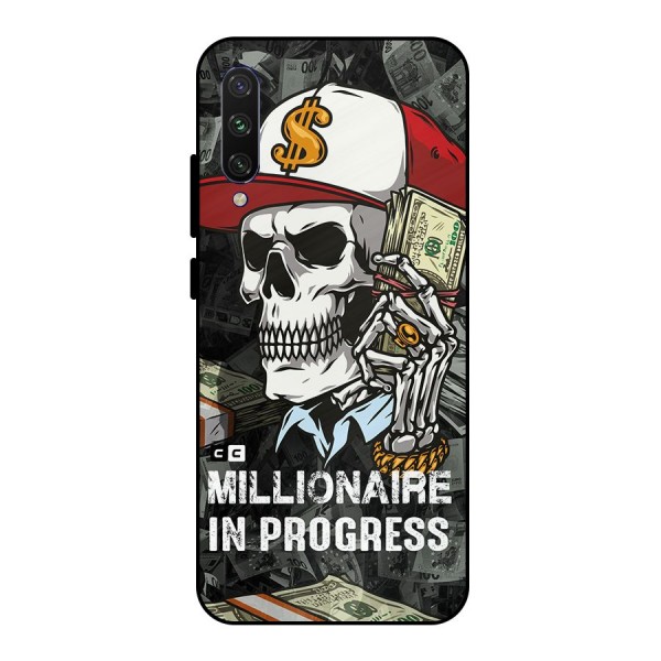 Cool Skull Millionaire In Progress Metal Back Case for Mi A3