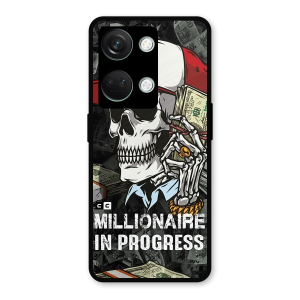 Cool Skull Millionaire In Progress Metal Back Case for OnePlus Nord 3