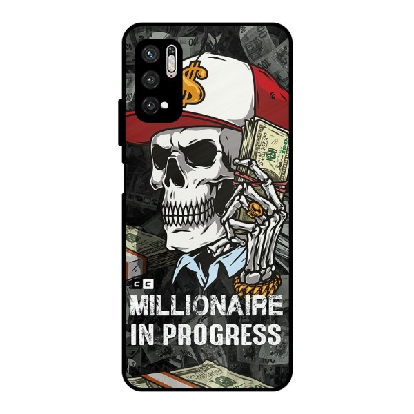 Cool Skull Millionaire In Progress Metal Back Case for Poco M3 Pro 5G