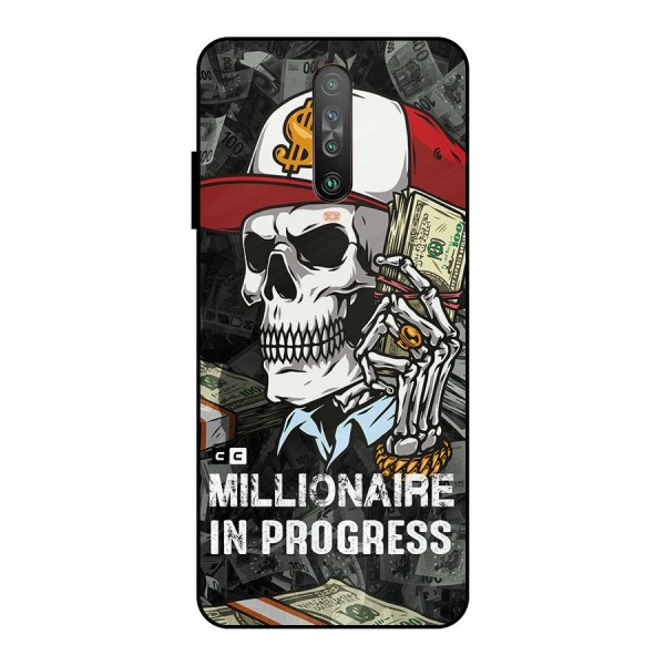 Cool Skull Millionaire In Progress Metal Back Case for Poco X2