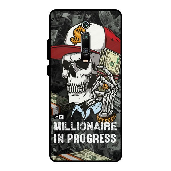 Cool Skull Millionaire In Progress Metal Back Case for Redmi K20 Pro