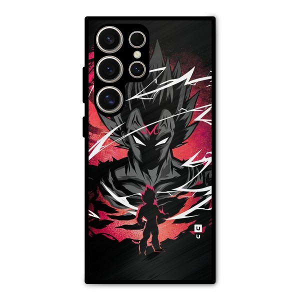 Cool Vegeta Metal Back Case for Galaxy S24 Ultra