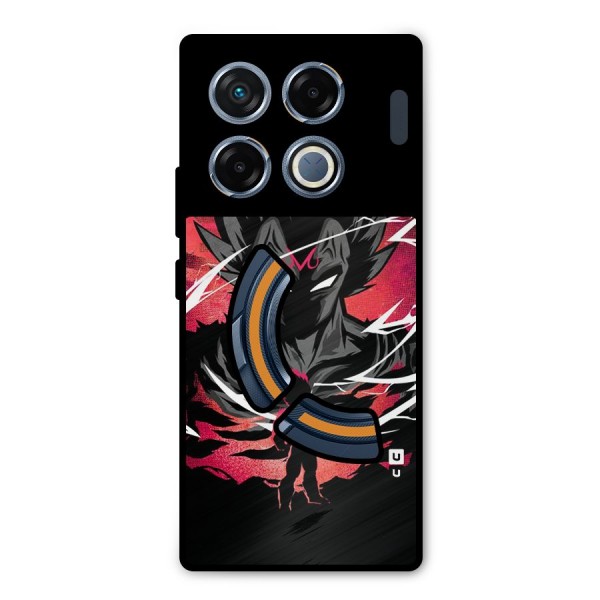 Cool Vegeta Metal Back Case for Infinix GT 20 Pro