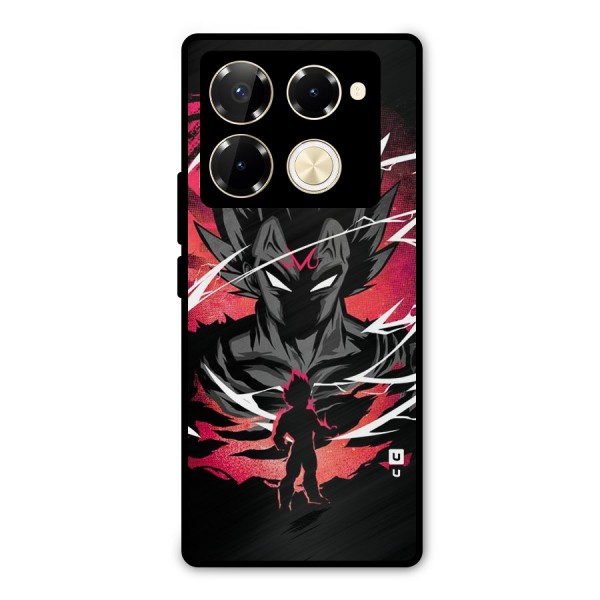 Cool Vegeta Metal Back Case for Infinix Note 40 Pro