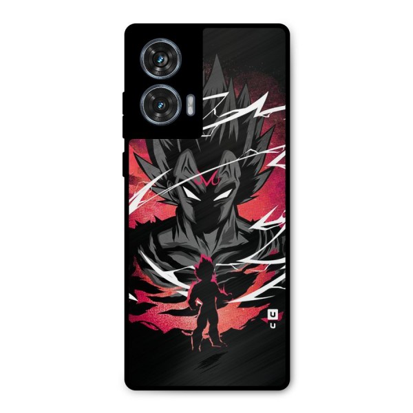 Cool Vegeta Metal Back Case for Motorola Edge 50 Fusion