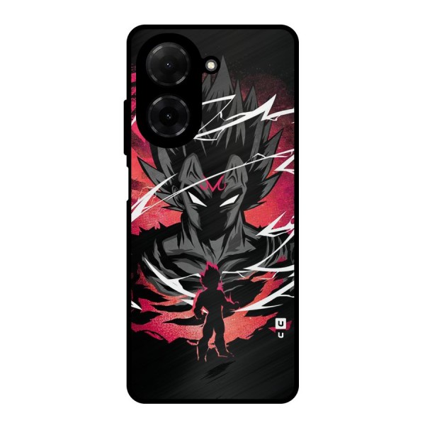 Cool Vegeta Metal Back Case for Poco C71
