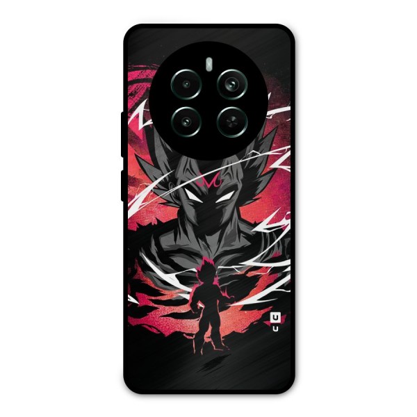 Cool Vegeta Metal Back Case for Realme 12 Pro Plus
